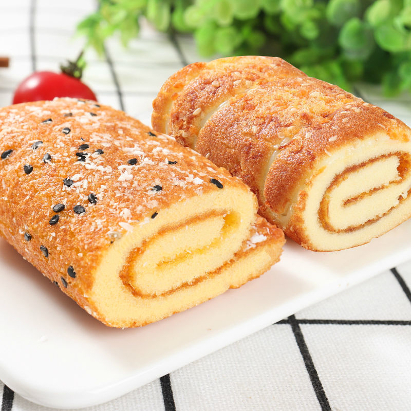 肉松面包【鲜做现发】瑞士卷代餐早餐软面包整箱批发蛋糕零食糕点