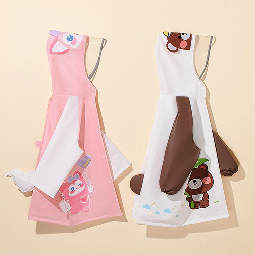 eva children wholesale raincoat baby girl poncho cartoon boy elementary school student kindergarten full body lightweight rain gear