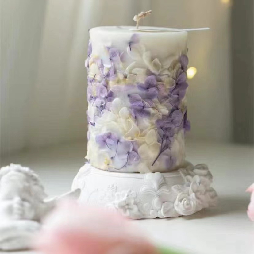 Flores secas transfronterizas, flores secas inmortales, cera de cera de soja, caja de regalo de cera de soja, adornos de armario, regalo de mano.