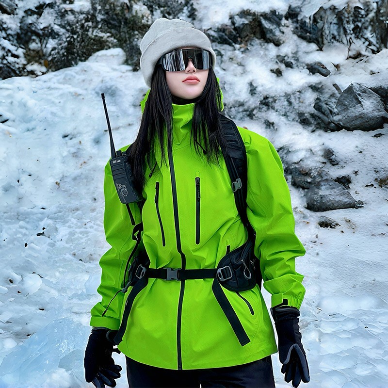 Niaojia First-Class Hard-Shell Jacket for Women, Water-Repellent, Waterproof, Windproof, Fully Heat-Sealed and Glued Couple Jacket, Men's Jacket