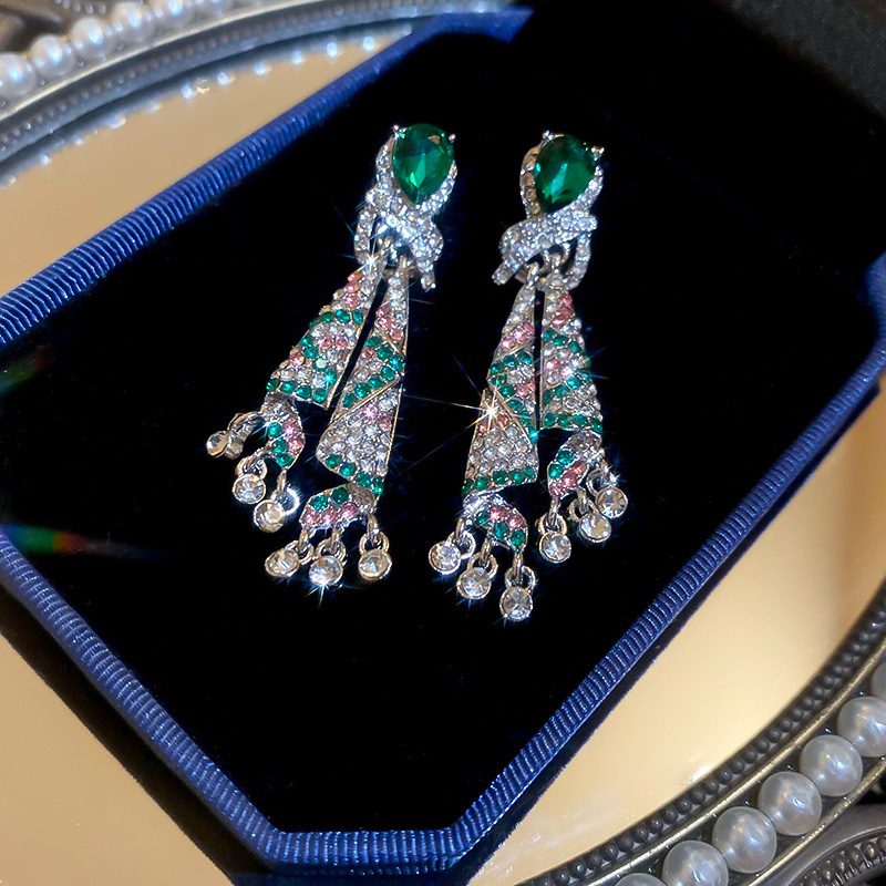 20# silver needle-silver-green-pink
