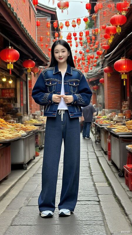 加绒加厚绵羊毛欧棉绒阔腿裤女羊绒休闲裤直筒高腰垂感短袖裤子|undefined