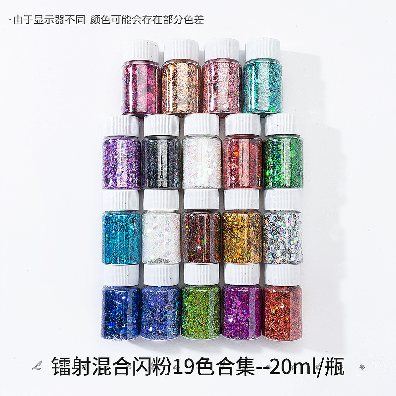 polvo brillante DIY material sequinilla goteo AB molde resina UV aceite Mahjong relleno joyas auriculares ilusión