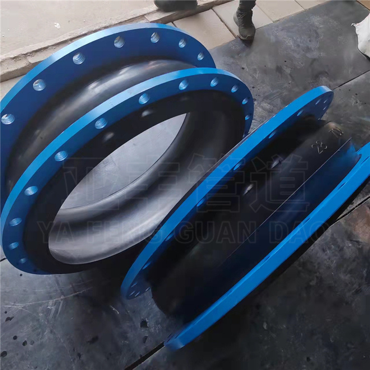 管道连接可曲挠橡胶软连接 耐高温耐腐蚀国标橡胶接头KXT型软接头