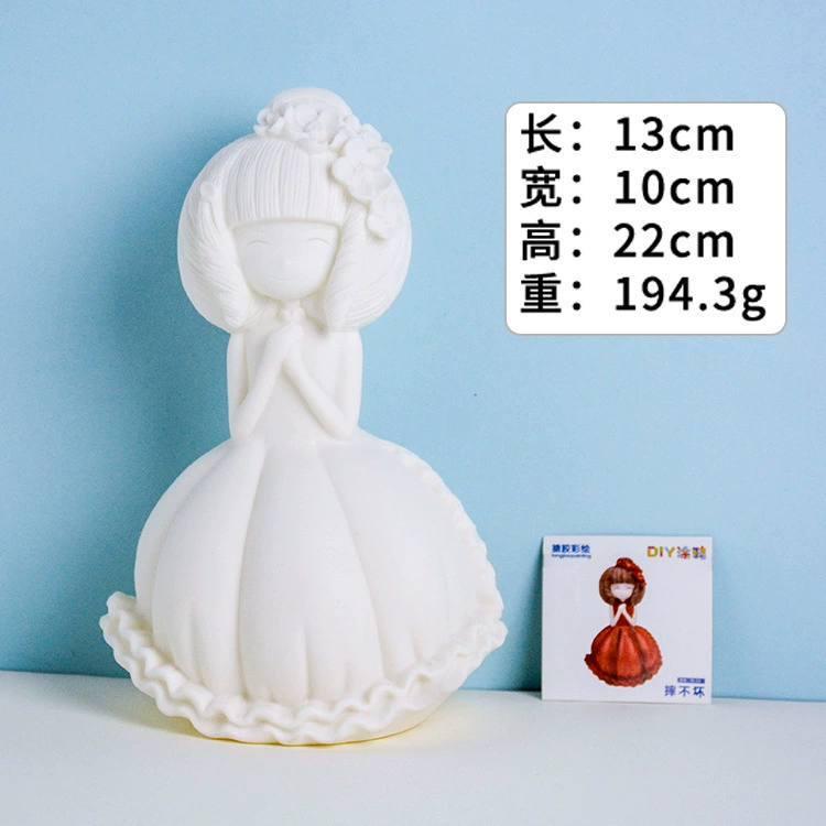 Кукла из пластика раскрашенная, игрушка, handmade, граффити, копилка, оптом