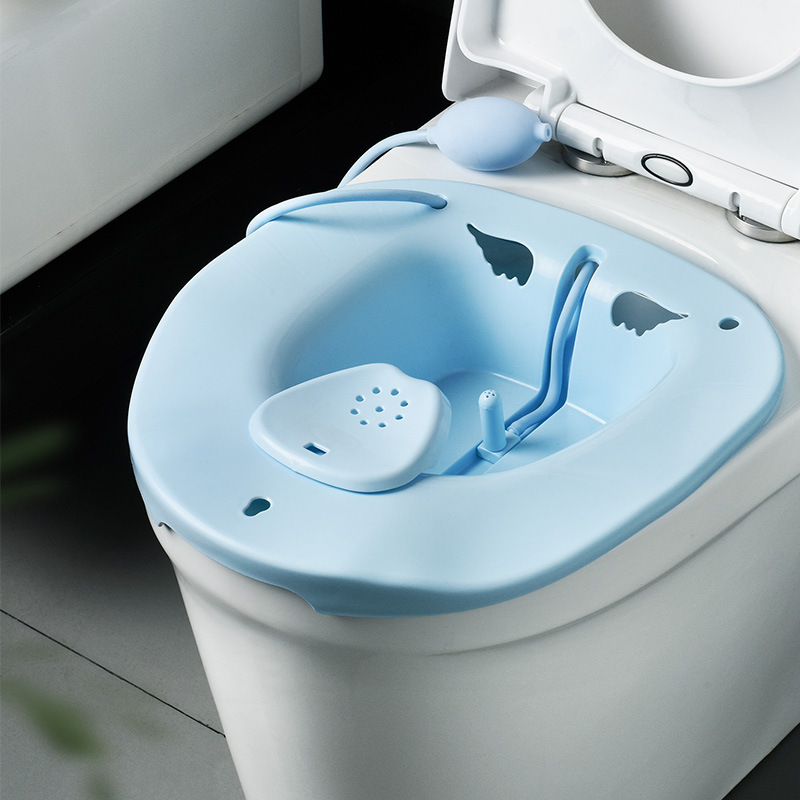 Thickened Household Bidet for Pregnant Women, Postpartum Care Basin for the Elderly, Squat-Free Bidet for Hemorrhoids Surgery, Medicinal Bath Basin, Care Basin