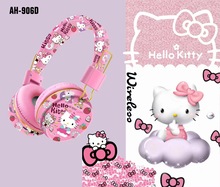 新款Hello kitty头戴式可爱卡通蓝牙耳机手机电脑音乐立体声耳机