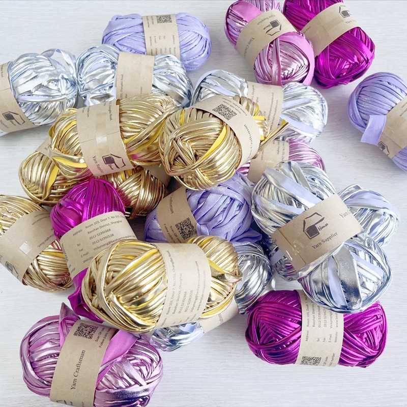 幻彩布条线手工编织彩色段染勾包线地垫线DIY编织材料包100g团线