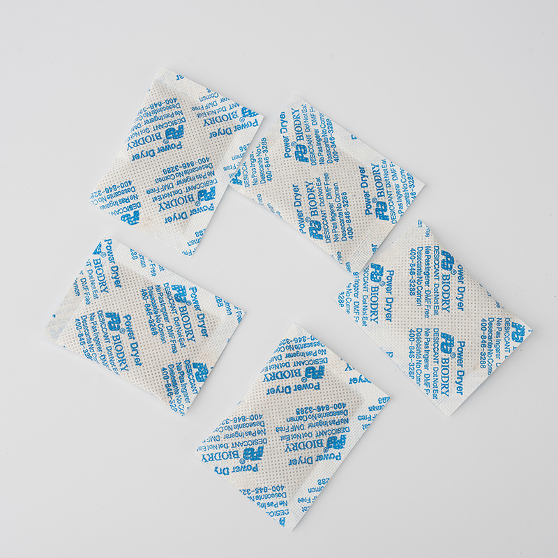 Chengfeng en stock G agente a prueba de humedad caja de ropa zapatos a prueba de moho Bolsa De fábrica ropa pequeña bolsa a prueba de humedad desecante