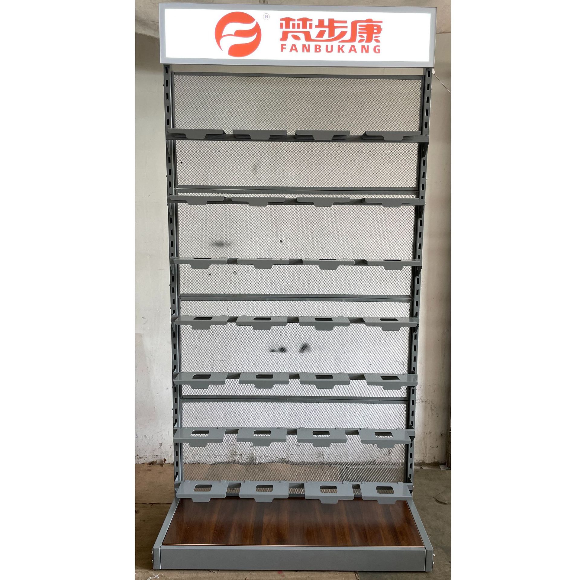 生产案例鞋铁架子商场专卖店鞋子展示架运动鞋休闲鞋促销架陈列架