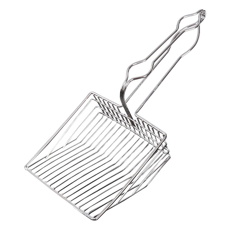 Pala de Metal Colgable para Arena de Gatos Resistente al Óxido