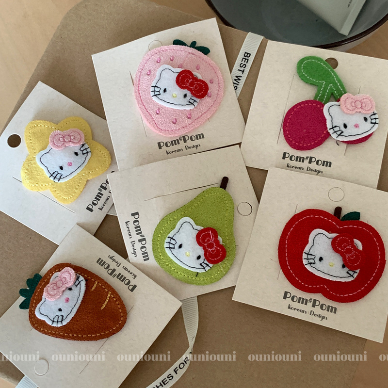 KT大合集！可爱猫咪BB夹韩系少女心刘海夹侧边夹子发卡韩国发饰品|undefined
