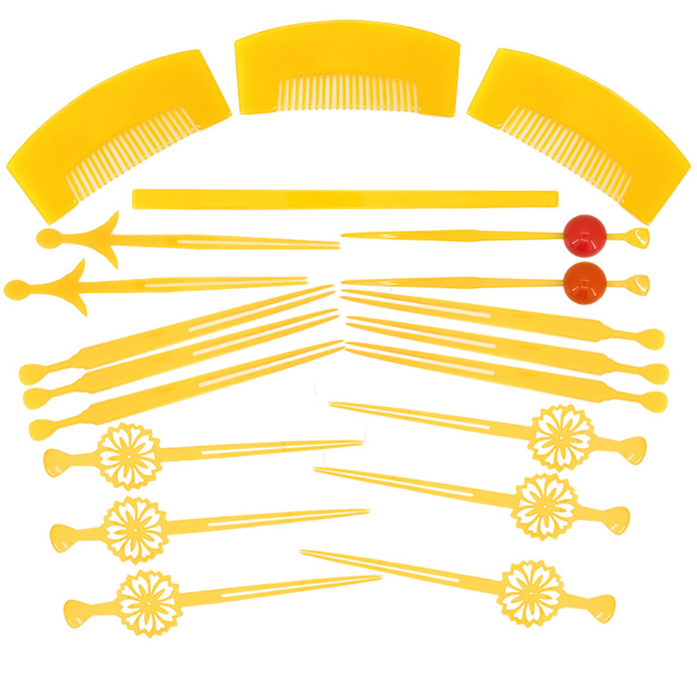 Flor snack Road en el mismo estilo flor qui horquilla acrílico estilo antiguo palillos traje entrega de una sola pieza