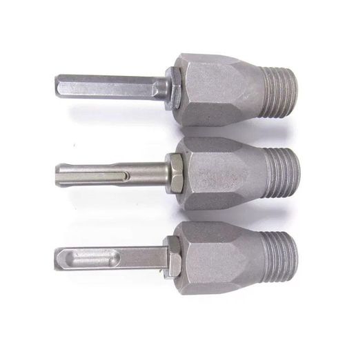 Hammer drill to water drill adapter, impact drill to water drill adapter, round shank to square shank integrated conversion joint