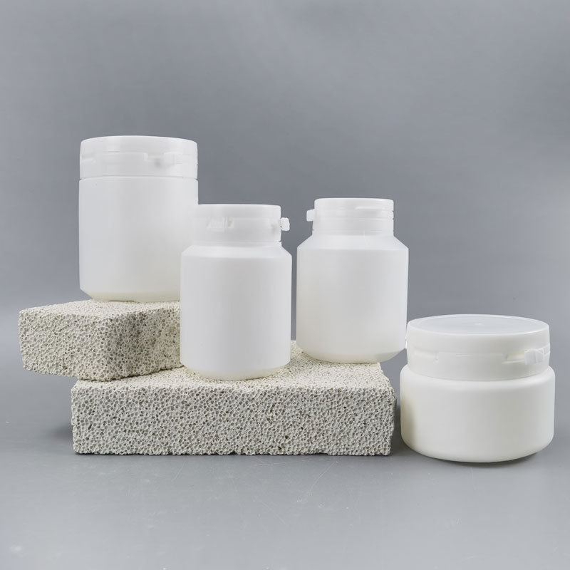 定制塑料HDPE口香糖 药片药丸 维生素片 钙片 胶囊固体储存瓶