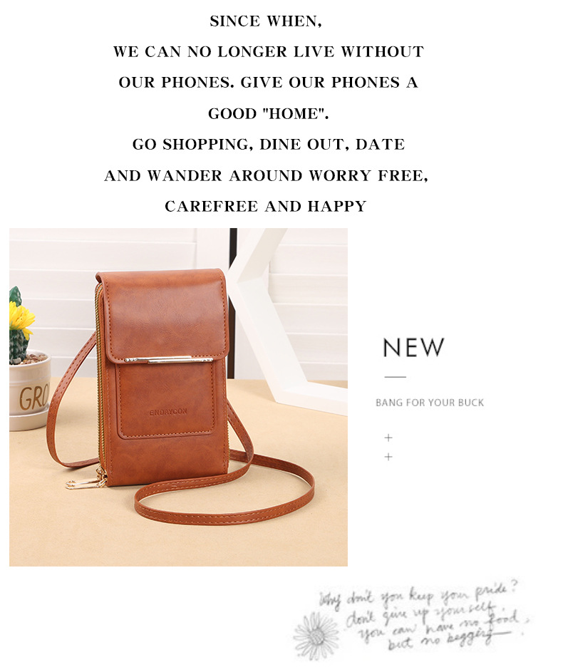 Nuova collezione primaverile da donna portafoglio monospalla a tracolla edizione coreana borsa multifunzionale per cellulare_voghion.com