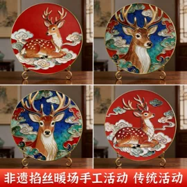 建筑模型;木质工艺品;灯笼