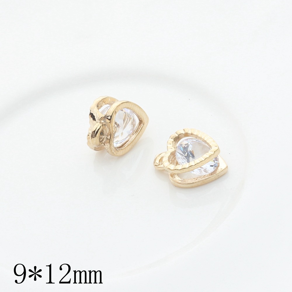 40g Weight Pendant Jewelry Making Type DIY Jewelry Accessories Classification 1 Piece Quantity Alloy Material Geometric, Star, Heart Shape Pattern Plating Design Simple Style Style 1 Piece Alloy Geometric Star Heart Shape Pendant 10