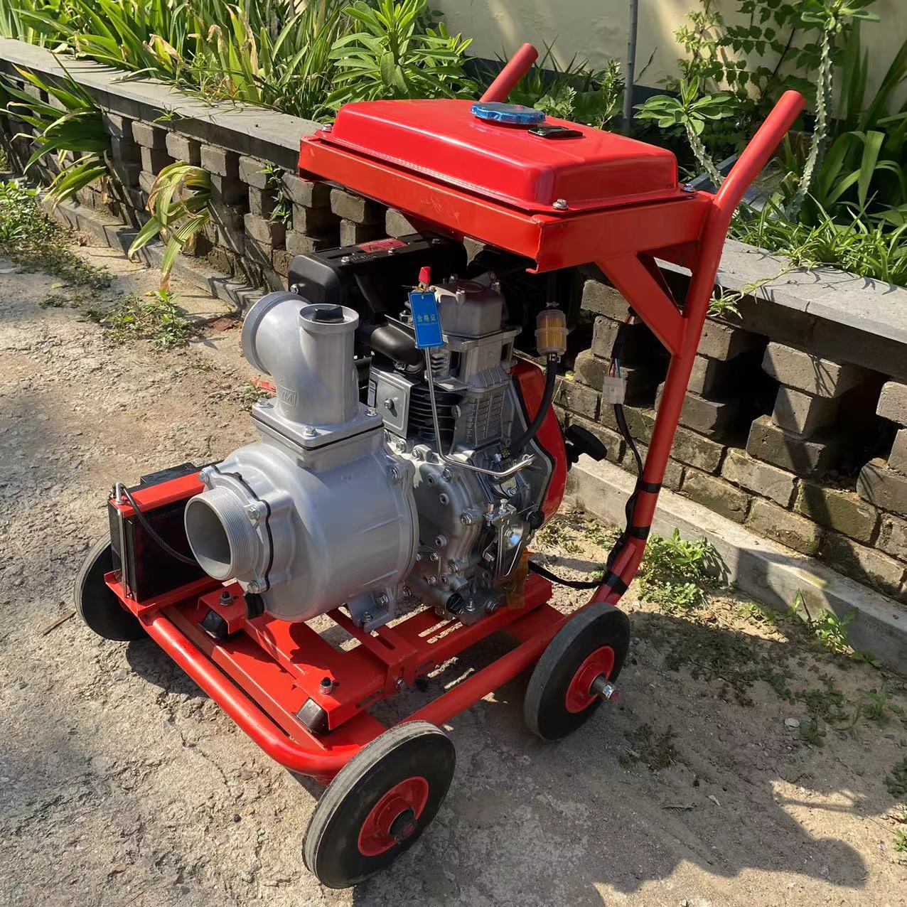 小型手推浇地灌溉机 农业灌溉抗旱离心泵 农业灌溉 抗旱浇地设备