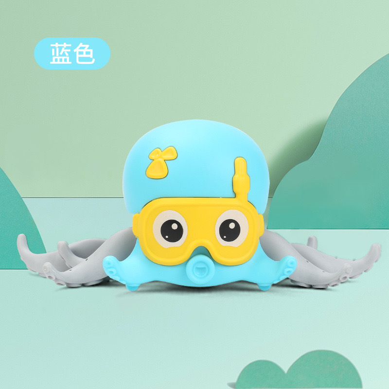 Tiktok's new amphibious string octopus on chain swimming Octopus bath bath swimming children's toy