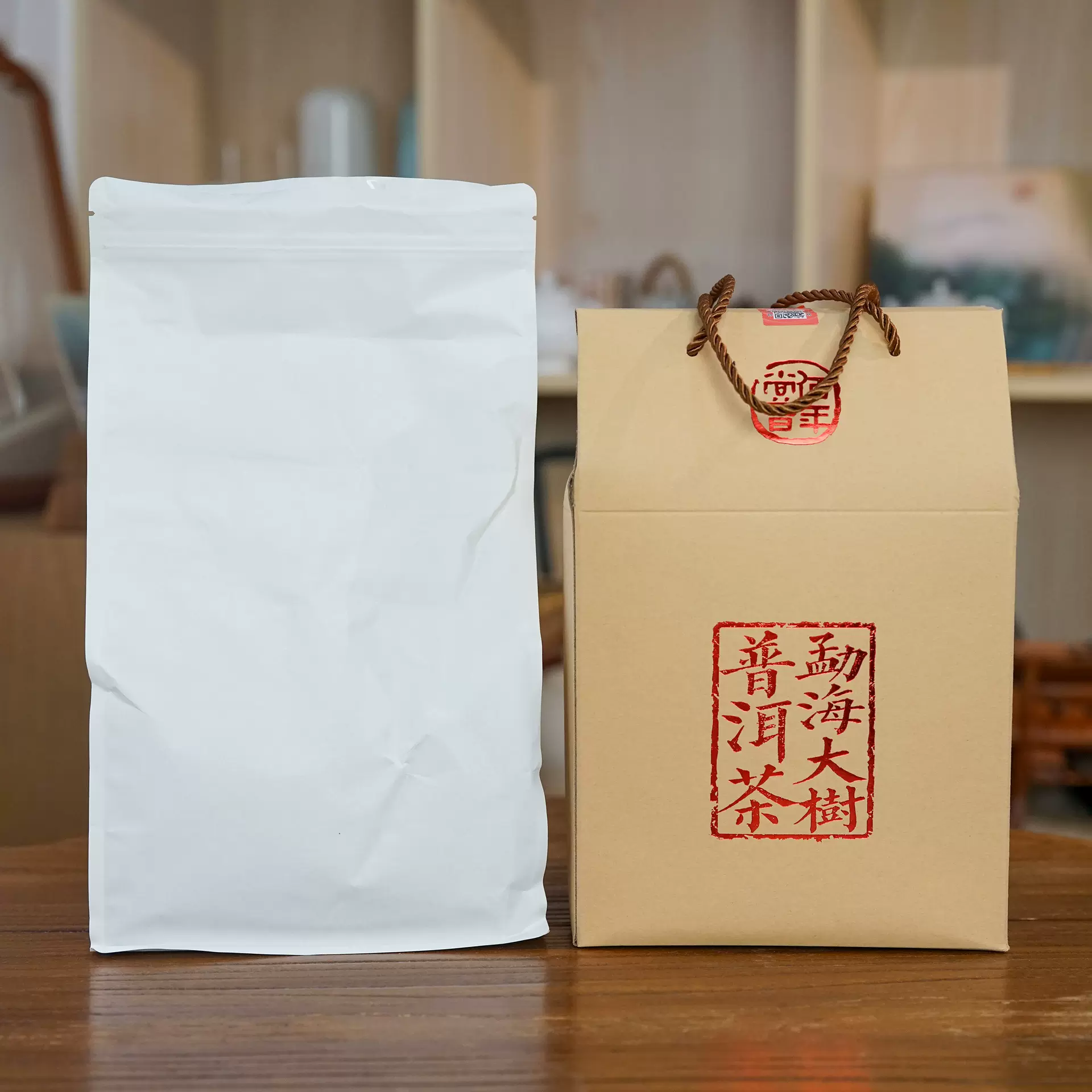 云南普洱茶工厂现货10年陈熟散茶500g牛皮纸包装走量优惠分享