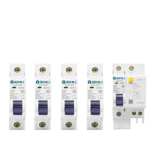 International electrician leakage protector switch household 2P63aA air switch main gate with circuit breaker air leakage protection
