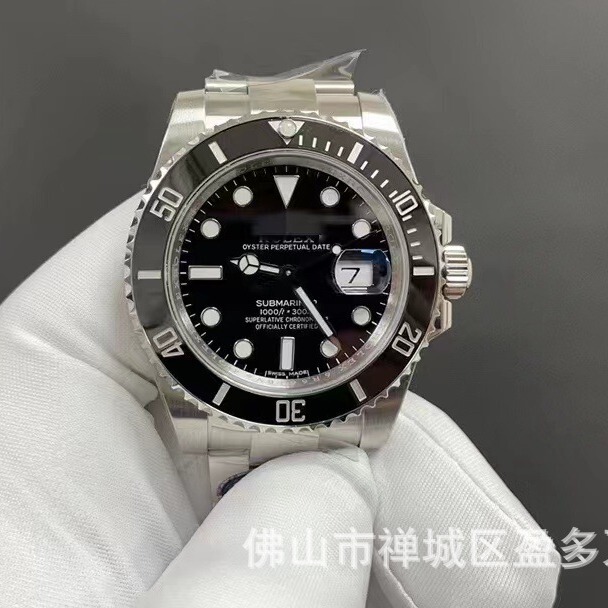 AliExpress factory direct submarine black water ghost watch green water ghost men's watch men's mechanical watch cross-border foreign trade