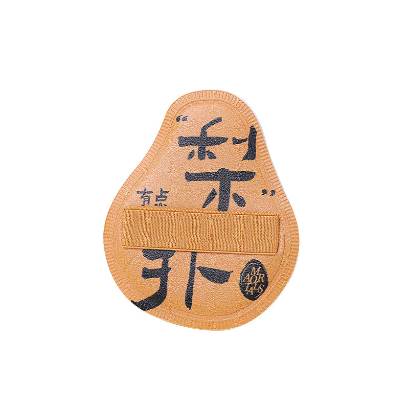 Fábrica personalizada de polvo de algodón de pera super suave no comer líquido de base de maquillaje esponja cojín de aire un poco de polvo de espectros de pera