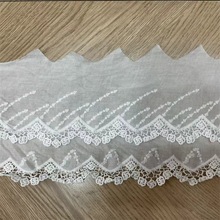 厂家批发棉布镂空刺绣花边辅料新款条码家居女装裙边蕾丝布料裙摆