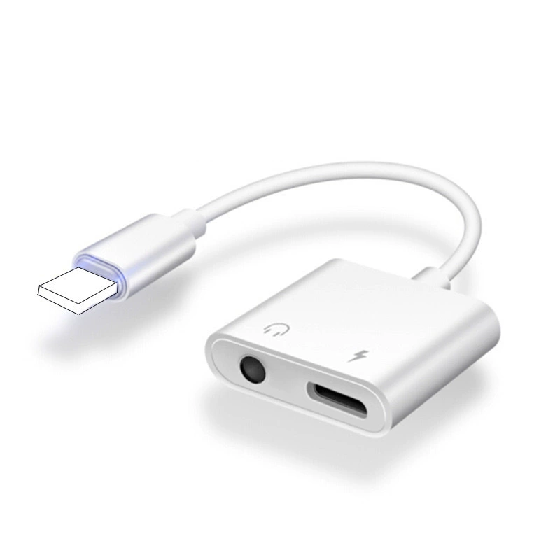 Apple, совместимые наушники, мобильный телефон, адаптерный кабель, iphone, 2 в 1