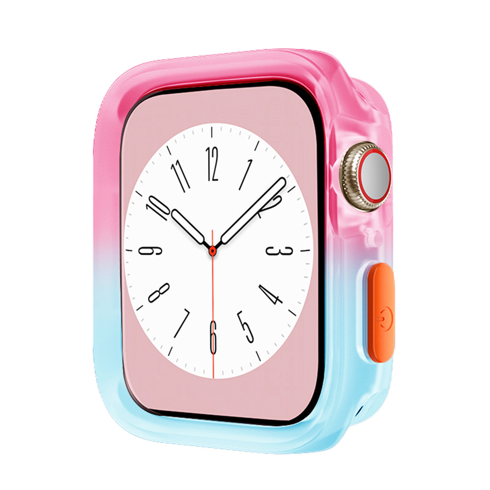 iwatch gelatina caramelo color dial cubierta para Apple Watch silicona TPU cubierta suave