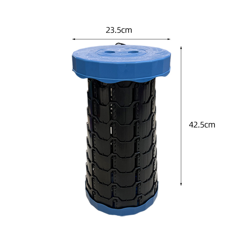 Transfronterizo arco iris casero taburete plegable taburete de pesca portátil al aire libre ajustable altura de viaje silla plegable