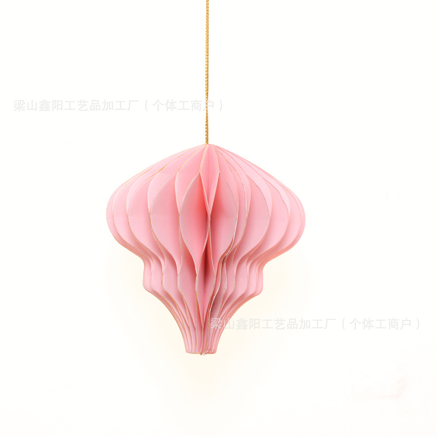 Christmas decoration paper honeycomb ball Christmas tree pendant decoration shopping mall school holiday decoration Christmas decoration 5