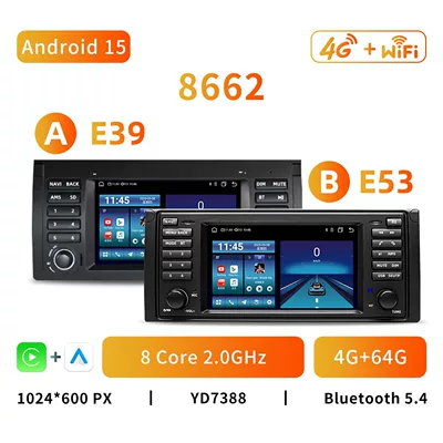 reversing camera Bluetooth radio, DVD Navigation - 8662-android-15-8-core-4g64g-7inch-model-a