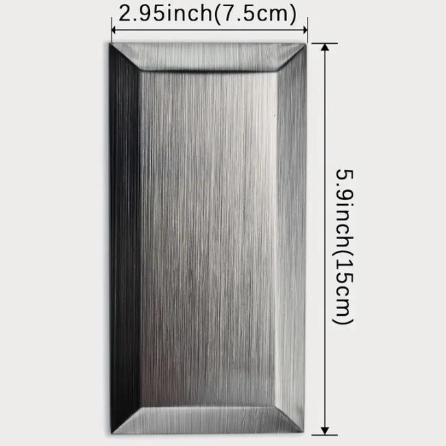 3D Background Cross-Border Renovation DIY Home Self-Adhesive Metal TV Brick Oil-Proof Waterproof Decorative Wall Sticker_voghion.com
