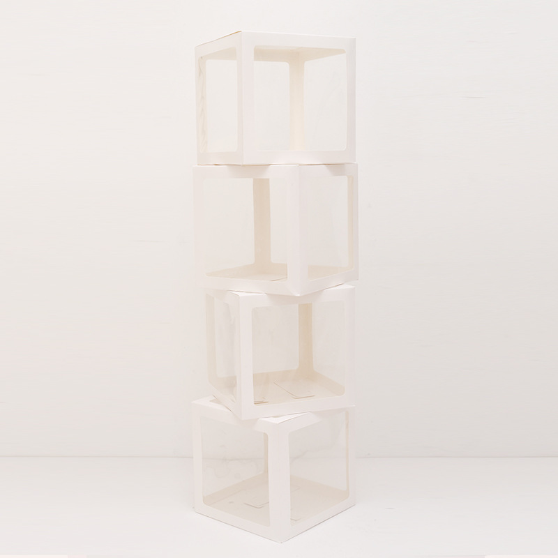 Bebé Sorpresa caja en línea celebridad transparente globo caja amor confesión boda cumpleaños escena diseño decoración fiesta caja