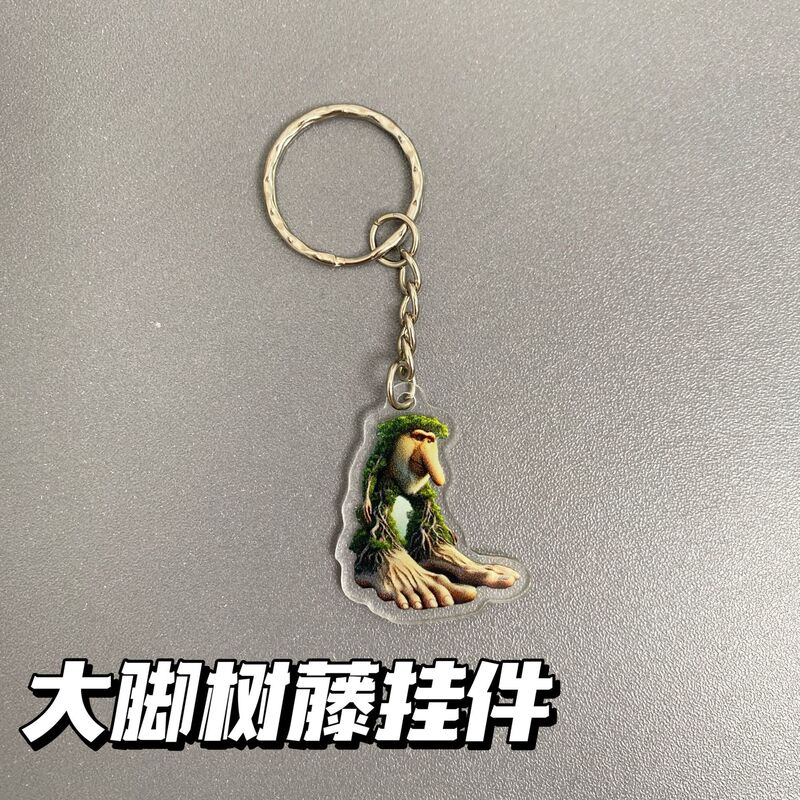 Douyin ホットエッセンス外国山海経アクリル海の怪物面白い抽象キーホルダーインターネット有名人ペンダントギフト|undefined