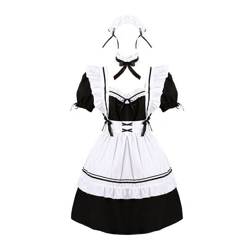 オリジナルの大きいサイズの日系メイド服の奇跡的な暖かいコスプレの制服lolitaロリータのワンピース|undefined