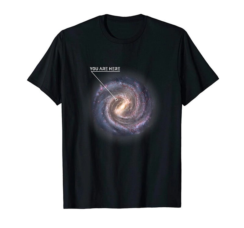 Interesting You Are Here Galaxy Astronomy Milky Way Space Science Fiction T-Shirt Men's Clothing Graphic T-Shirt Streetwear Interesting You Are Here Galaxy Astronomy Milky Way Space Science Fiction T-Shirt Men's Clothing Graphic T-Shirt Streetwear