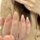 Zhenqian Mansi Temple onion color nail beauty stickers gentle Huafei touch face gradient wear nail fake nail removable nail piece