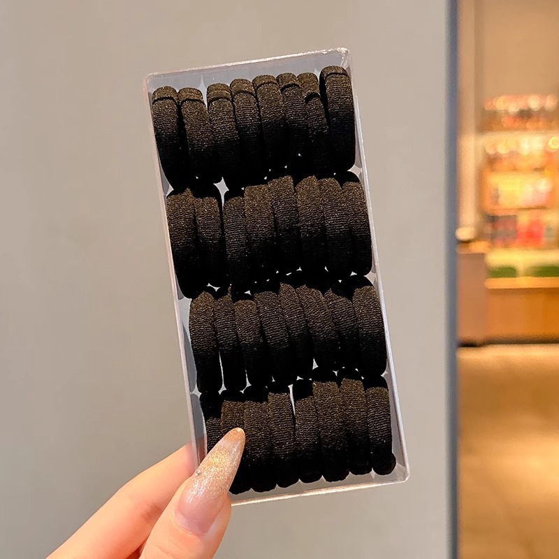 Niños no lesionan anillo de cabello para niñas atando cabello para niñas bebés de alta elasticidad correa de goma duradera cuerda de cabeza