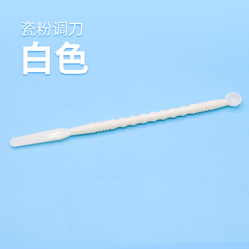 Espátula para Mezcla de Porcelana Dental de Plástico para Odontología