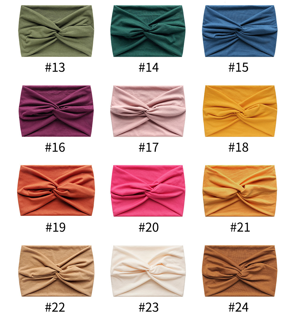 26g Weight Hair Band Hair Accessories Type 1 Piece Quantity Holiday, Daily Occasion Solid Color Pattern Women's Gender Simple Style Style Simple Style Solid Color Cloth Hair Band 1