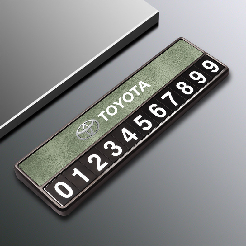 Suitable for Toyota Temporary Parking Number Plate Rongfang Camry Corolla Asia Dragon Highlander Moving Car Phone Plate