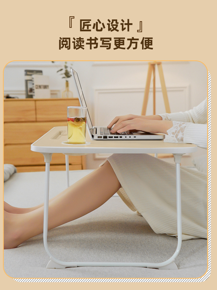 Bed foldable small table student desk bed table dormitory top bunk table factory direct sales