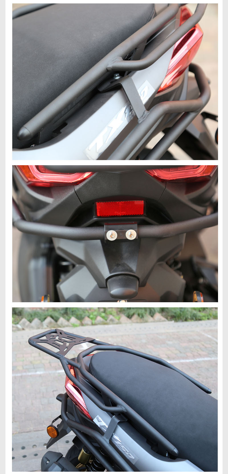 Applicable to Tianying TX150 bumper drop-resistant bumper exhaust bumper reinforced trunk rear shelf modification accessories
