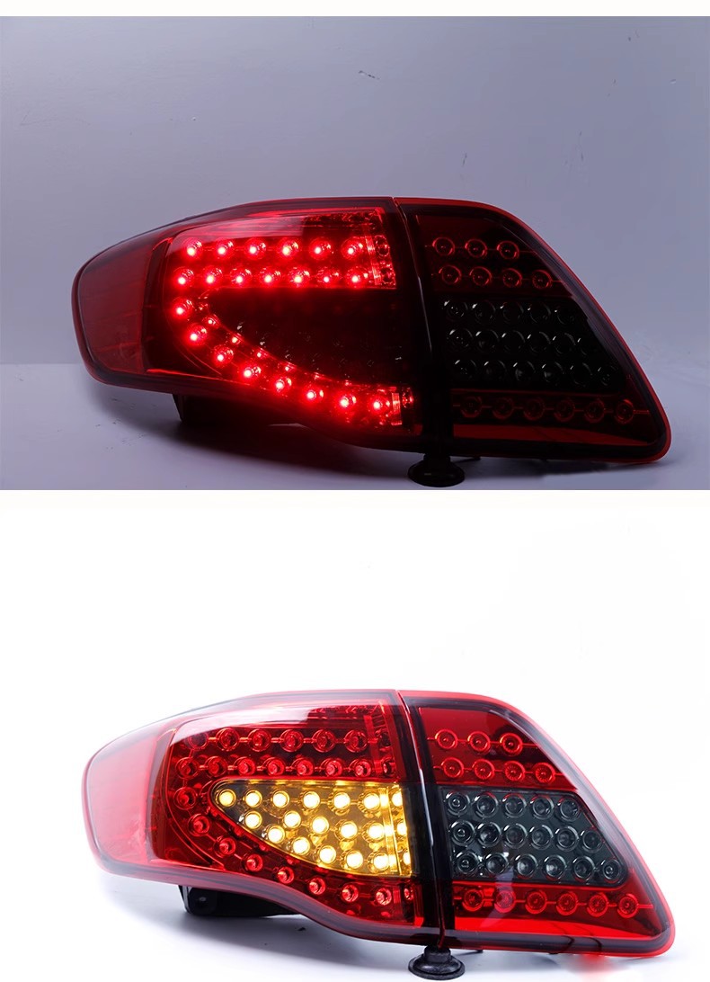 Suitable for 07-10 Corolla Taillight Assembly Modified Led Driving Light Brake Light Turn Signal Rear Taillight