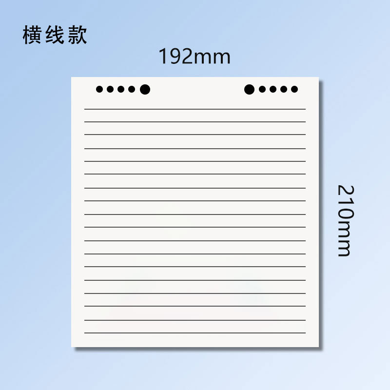 El núcleo de reemplazo de la hoja b5 de línea transversal cuadrícula interior del núcleo de reemplazo de la hoja a5 de malla gruesa del núcleo de la hoja se puede extraer.