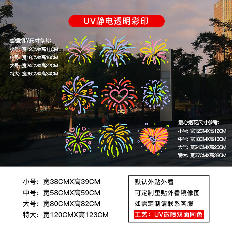 2026 新年とクリスマスデコレーションステッカークリスマスツリーちいかわウィンドウガラスドアステッカーウィンドウステッカー|undefined
