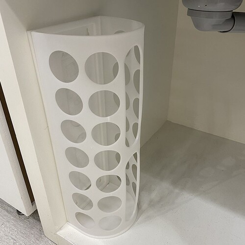 Household Varela plastic bag pull-out bin kitchen wall-mounted garbage bag storage rack umbrella stand storage basket